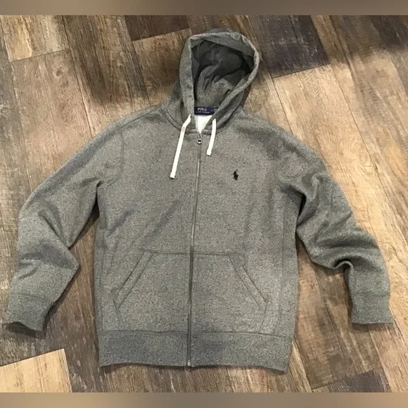 Polo Ralph Lauren Full-Zip Fleece Hoodie Jacket size Medium….⬛️NWOT ⬛️ - Picture 1 of 3